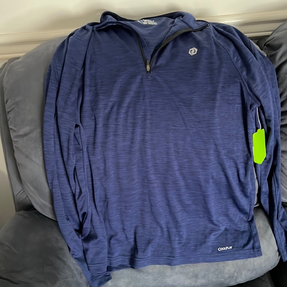 SB TECH L quarter zip cool play NWT